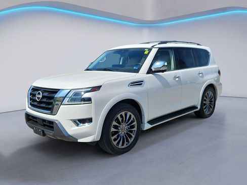 Used 2023 Nissan Armada Platinum w/ Captain's Chairs Package AWD/4WD image 7