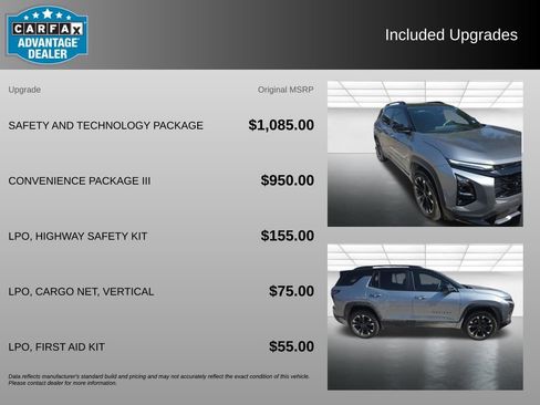 Used 2025 Chevrolet Equinox RS w/ Safety and Technology Package FWD image 3