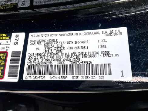 Certified 2025 Toyota Tacoma TRD Pro AWD/4WD image 34