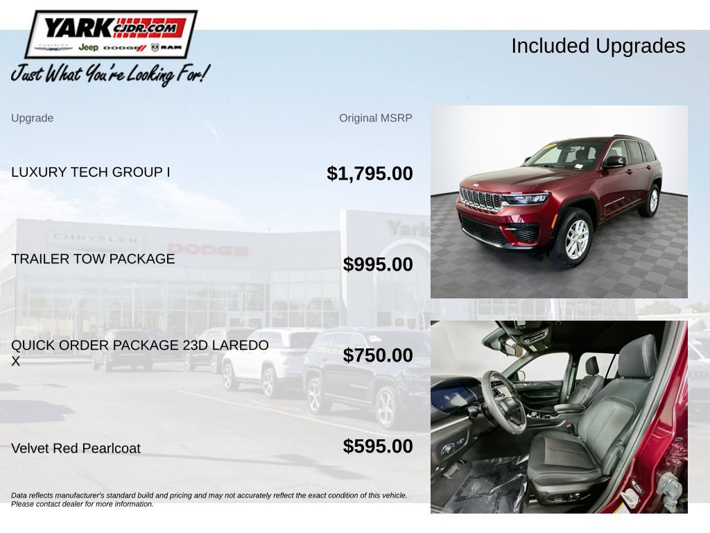 Certified 2024 Jeep Grand Cherokee Laredo X w/ Luxury Tech Group I AWD/4WD image 5