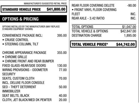 Used 2025 GMC Savana 2500 w/ Driver Convenience Package RWD image 5