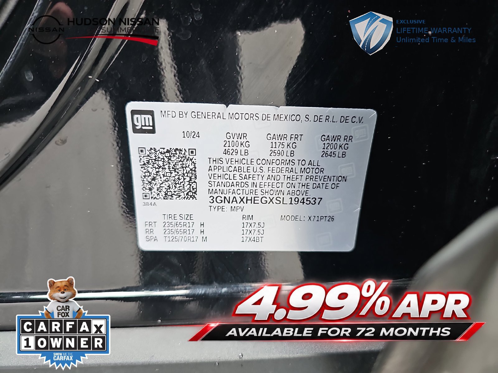 Used 2025 Chevrolet Equinox LT w/ Convenience Package II FWD image 33