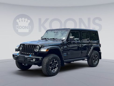 Used 2021 Jeep Wrangler Unlimited Rubicon 4xe w/ Steel Bumper Group AWD/4WD image 1