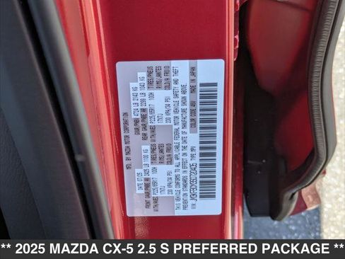 New 2025 MAZDA CX-5 AWD 2.5 S w/ Preferred Package image 15