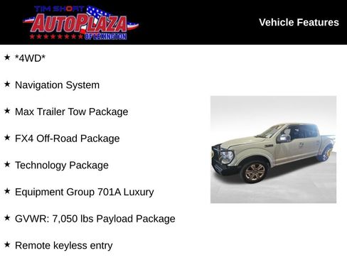 Used 2020 Ford F150 Platinum w/ Equipment Group 701A Luxury image 7