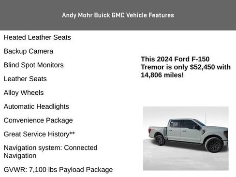 Used 2024 Ford F150 Tremor w/ Bed Utility Package image 4