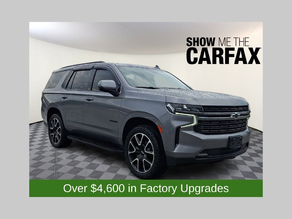 Used 2021 Chevrolet Tahoe RST w/ Luxury Package AWD/4WD image 1