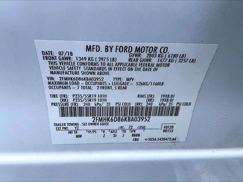 Used 2019 Ford Flex Limited AWD/4WD image 31