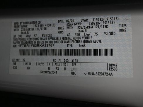 Used 2024 Ford Transit 250 Low Roof w/ Exterior Upgrade Package image 9