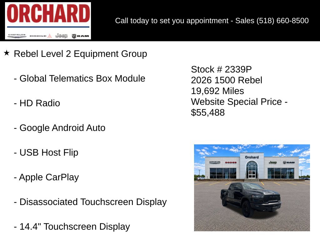 Used 2026 RAM 1500 Rebel w/ Rebel Level 2 Equipment Group AWD/4WD image 26