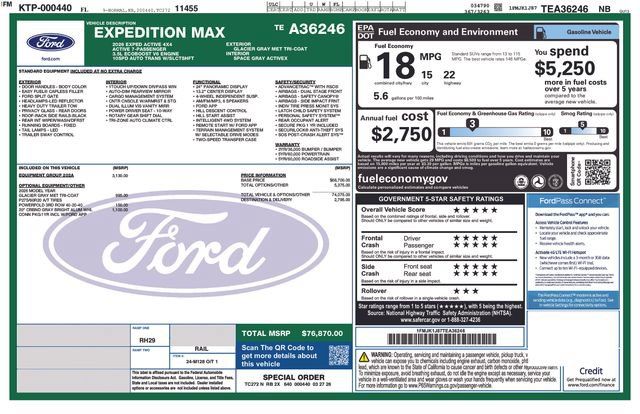 New 2026 Ford Expedition Max Active AWD/4WD image 4