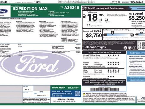 New 2026 Ford Expedition Max Active AWD/4WD image 4