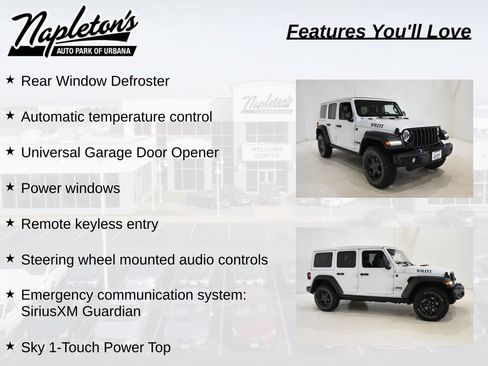 Used 2023 Jeep Wrangler Unlimited w/ Sun & Screen Package AWD/4WD image 14