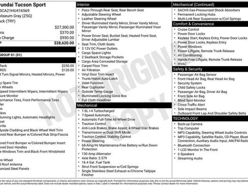 Used 2017 Hyundai Tucson Sport AWD/4WD image 22