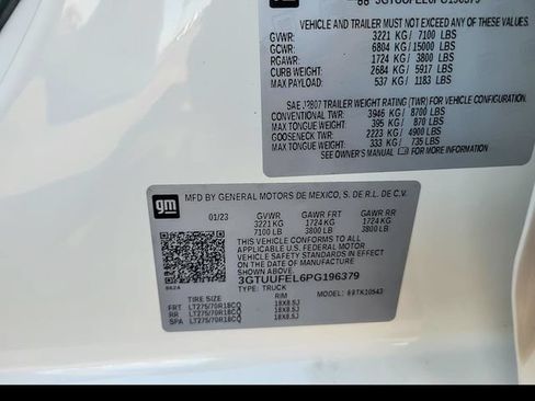 Certified 2023 GMC Sierra 1500 AT4X AWD/4WD image 28