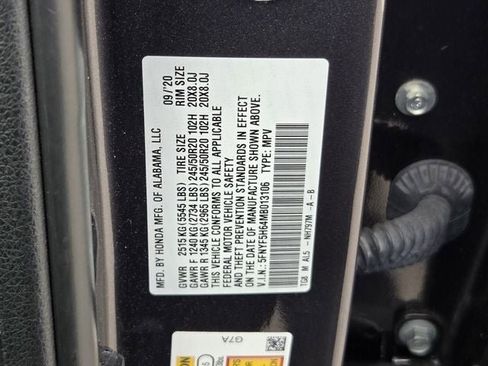 Used 2021 Honda Pilot Touring image 39