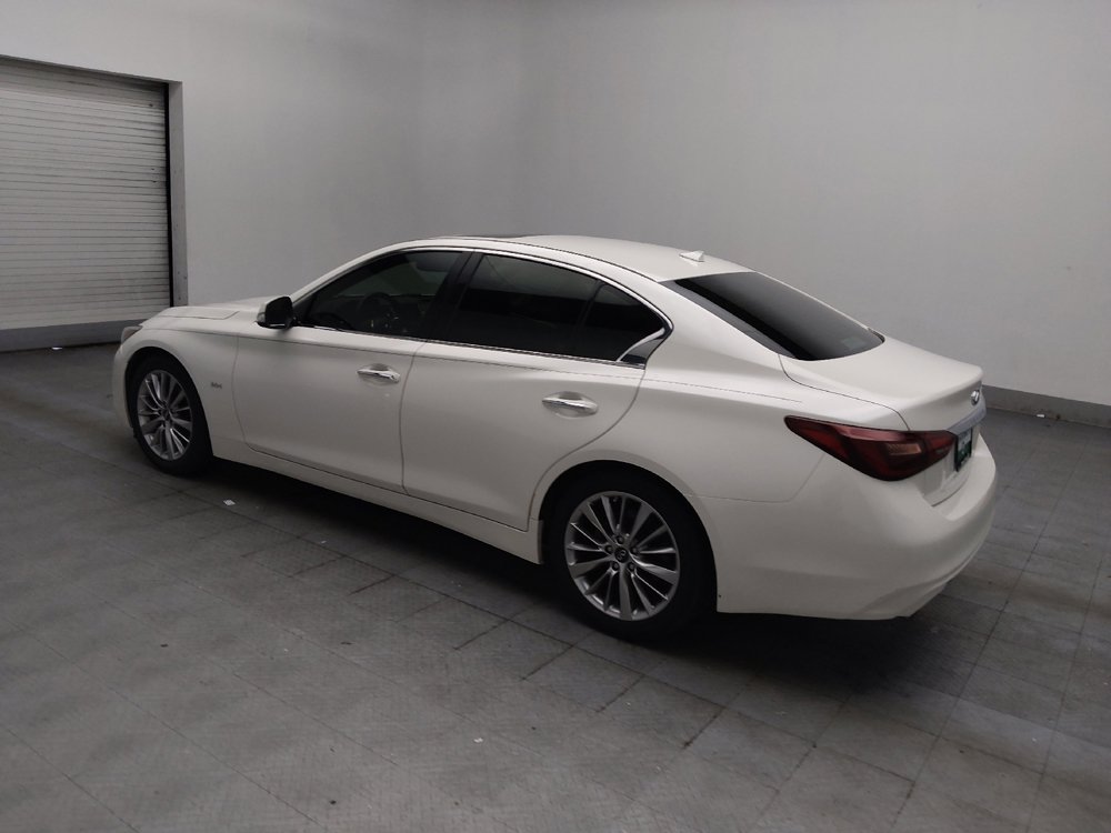 Used 2018 INFINITI Q50 Luxe w/ Essential Package (3.0T Luxe) RWD image 3