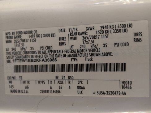 Used 2019 Ford F150 XL w/ XL Power Equipment Group AWD/4WD image 33