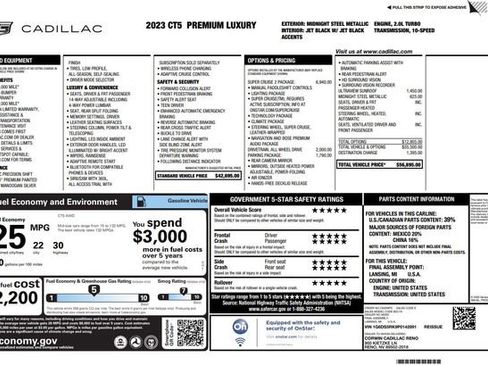 Used 2023 Cadillac CT5 Luxury image 7