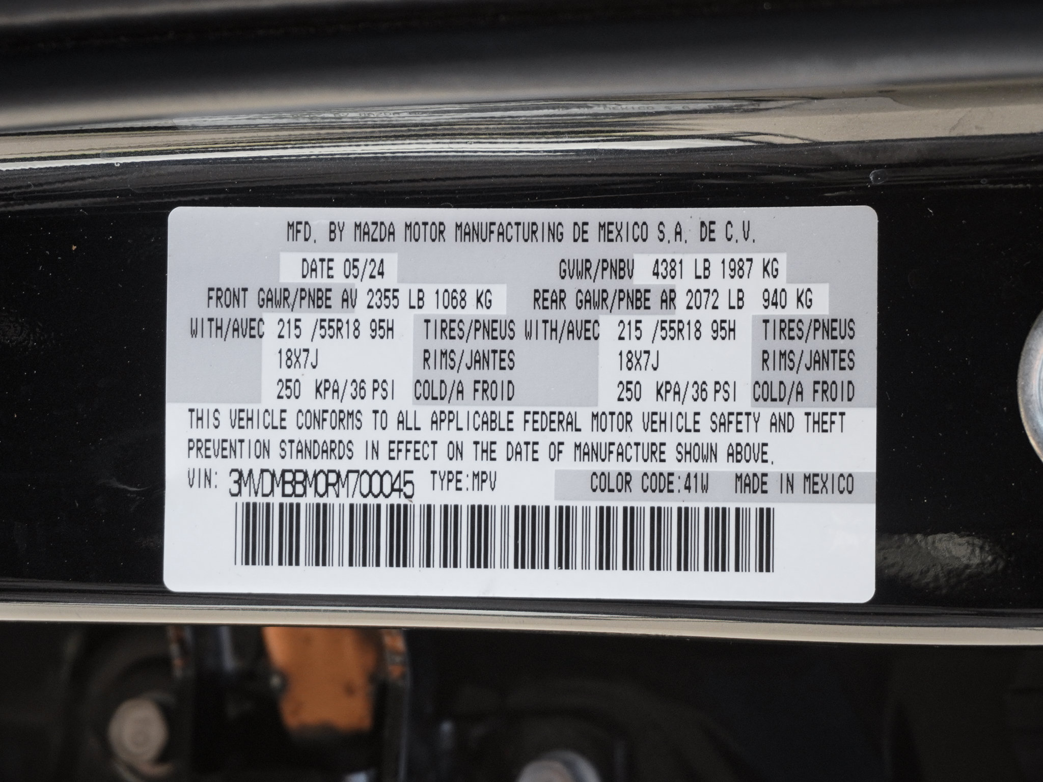 Certified 2024 MAZDA CX-30 AWD 2.5 S w/ Select Sport Pkg image 36