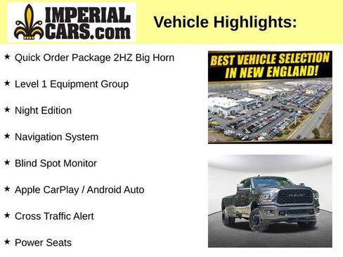 Used 2024 RAM 3500 Big Horn w/ Night Edition AWD/4WD image 8