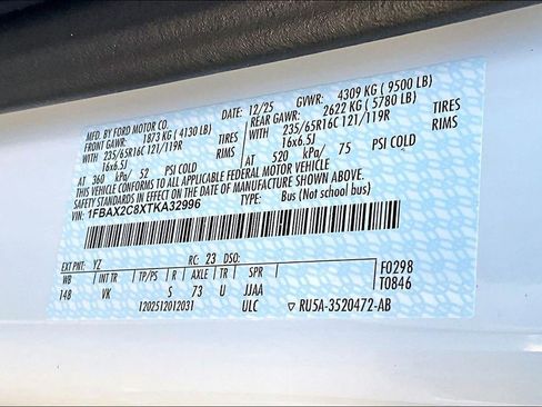 New 2026 Ford Transit 350 XL image 12