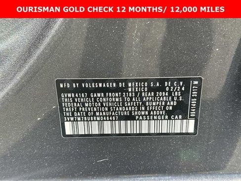 Used 2024 Volkswagen Jetta SE w/ Panoramic Sunroof Package FWD image 31