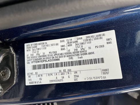 Used 2020 Ford F150 XL w/ XL Power Equipment Group AWD/4WD image 7