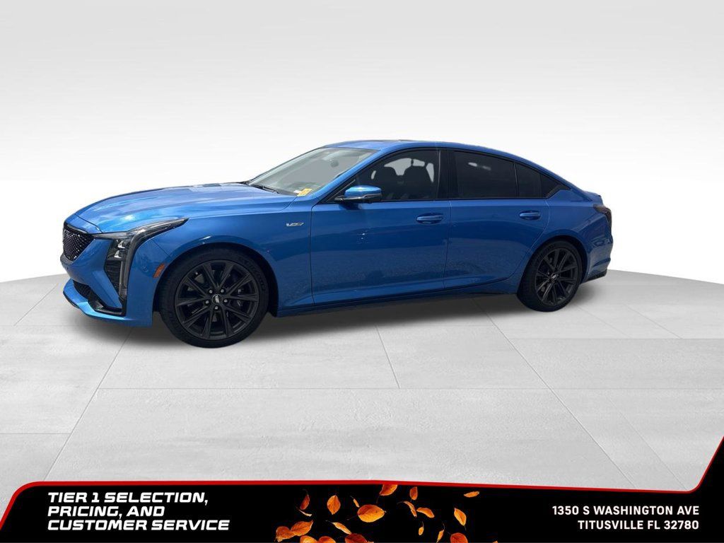 Used 2025 Cadillac CT5 V w/ Technology Package RWD image 2