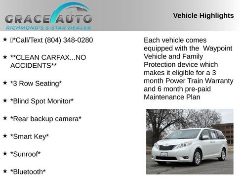 Used 2015 Toyota Sienna XLE image 2