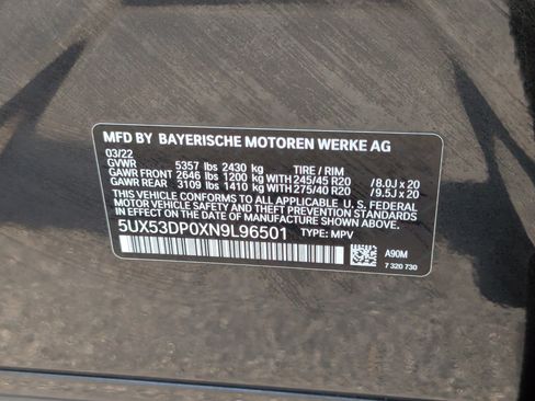 Used 2022 BMW X3 xDrive30i w/ M Sport Package 2 AWD/4WD image 40