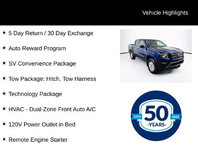 Used 2023 Nissan Frontier SV w/ SV Convenience Package AWD/4WD image 8