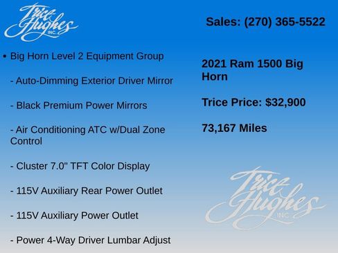 Used 2021 RAM 1500 Big Horn AWD/4WD image 14