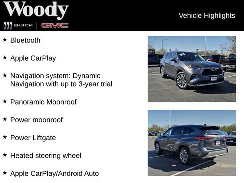 Used 2020 Toyota Highlander Platinum AWD/4WD image 3
