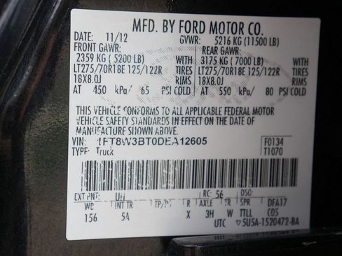 Used 2013 Ford F350 Lariat w/ Chrome Pkg AWD/4WD image 69