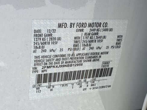 Used 2022 Ford Edge SEL w/ Convenience Package AWD/4WD image 28