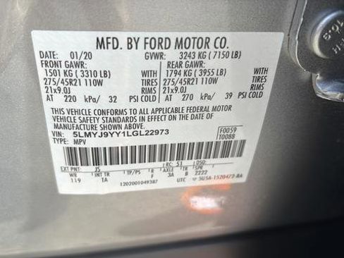 Used 2020 Lincoln Aviator Black Label Grand Touring w/ Class IV Trailer Tow Package AWD/4WD image 26
