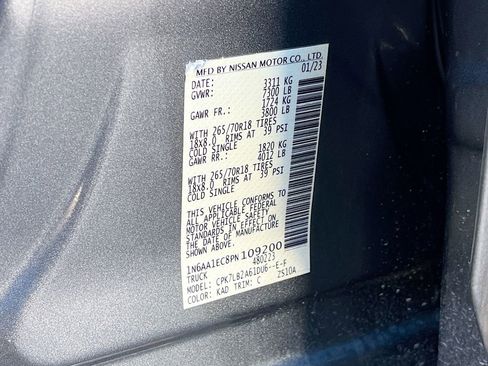 Used 2023 Nissan Titan SV w/ Accessory Utility Package image 28