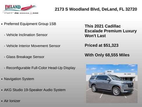 Used 2021 Cadillac Escalade Premium Luxury AWD/4WD image 22