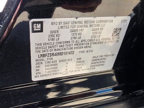 Used 2021 Buick Envision Avenir w/ Technology Package II AWD/4WD image 34