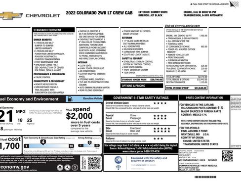 Used 2022 Chevrolet Colorado LT w/ LT Convenience Package RWD image 4