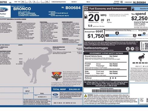 Used 2022 Ford Bronco Big Bend AWD/4WD image 40