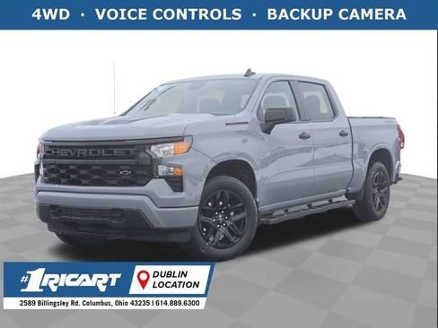 Used 2024 Chevrolet Silverado 1500 Custom w/ Dark Appearance Package image 1