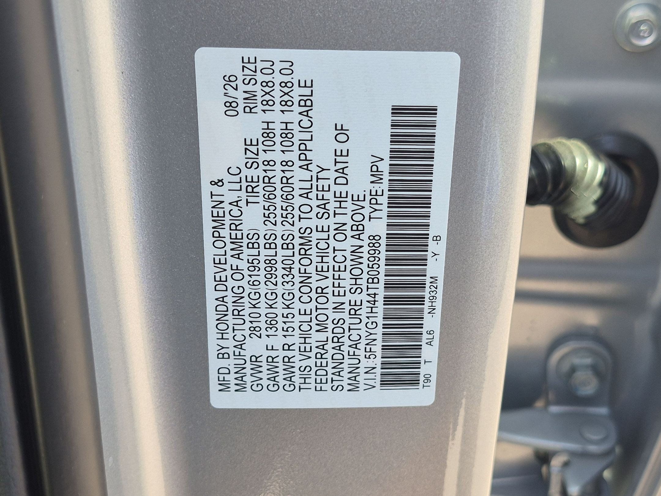 New 2026 Honda Pilot EX-L image 17