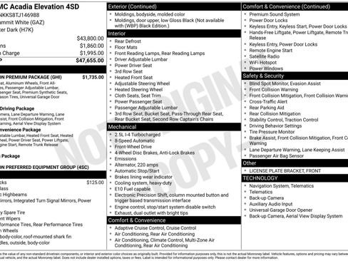New 2026 GMC Acadia Elevation w/ Elevation Premium Package image 4