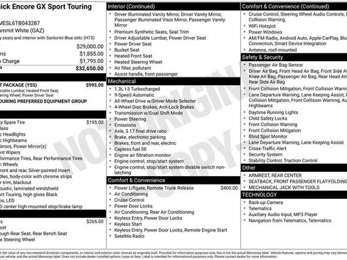 New 2026 Buick Encore GX Sport Touring w/ Comfort Package image 5