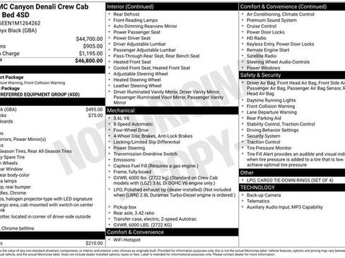 Used 2021 GMC Canyon Denali AWD/4WD image 3