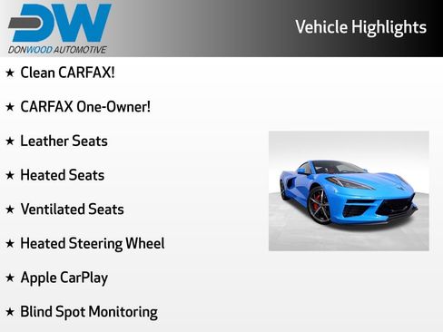 Used 2022 Chevrolet Corvette Stingray Premium Cpe w/ Z51 Performance Package RWD image 6