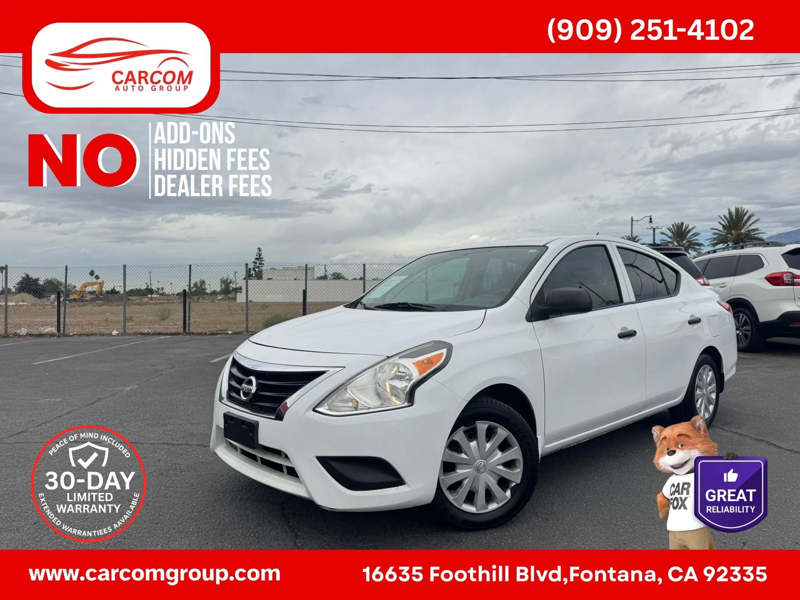 Used 2015 Nissan Versa S Plus FWD image 1