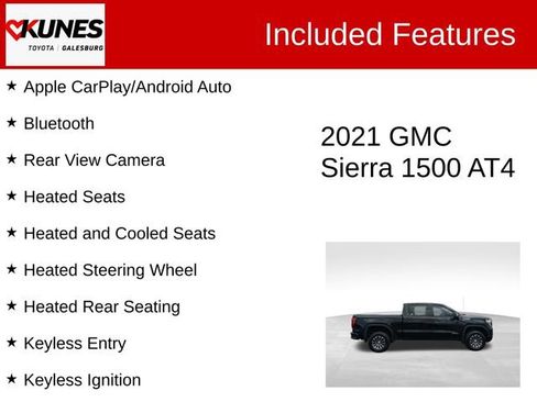 Used 2021 GMC Sierra 1500 AT4 w/ AT4 Preferred Package image 2